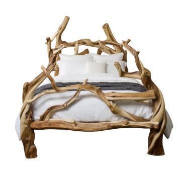 Twisted Trails Juniper Log Poster Bed