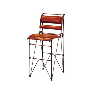 Sidro Leather Bar Stool
