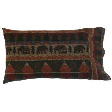 Cabin Bear Pillow Shams