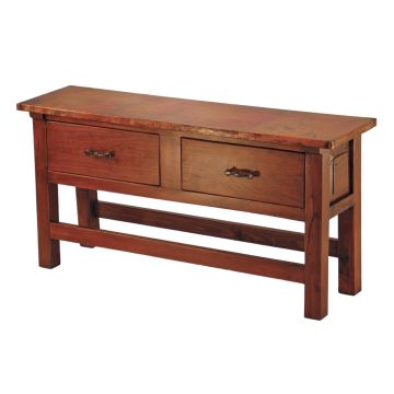 Carol Hammered Copper Sofa Table
