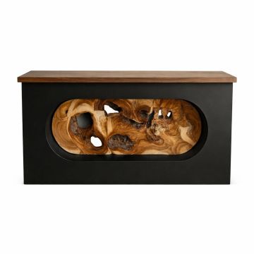 Northbend Console in Ebony with Suar