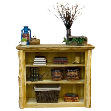 Cedar Lake 3-Foot Log Bookcase