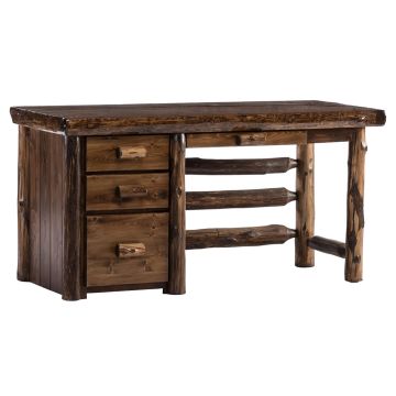 Cedar Lake Cabin Log File Desk