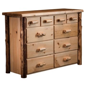 Cedar Lake Frontier 10 Drawer Log Dresser