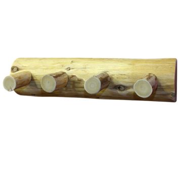 Cedar Lake Log Wall Peg Rack