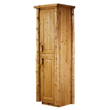 Cedar Lake Rustic Log Real Wood Linen Closet