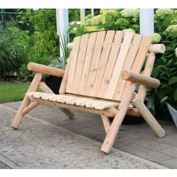 Contoured Comfort 4 ft Log Love Seat