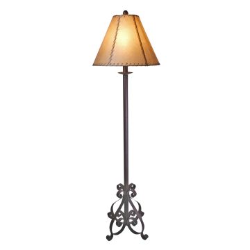 Rusted Iron Floor Lamp