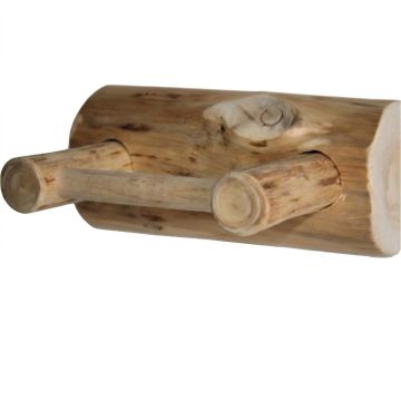 Cedar Lake Logger Toilet Paper Holder side view