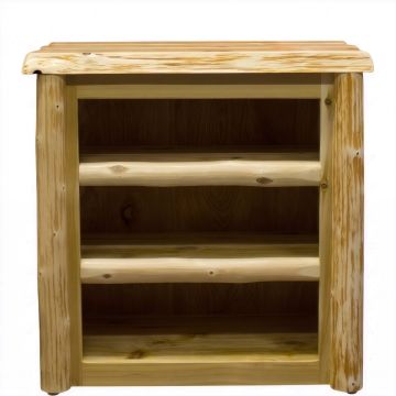 Cedar Lake Log Media Console