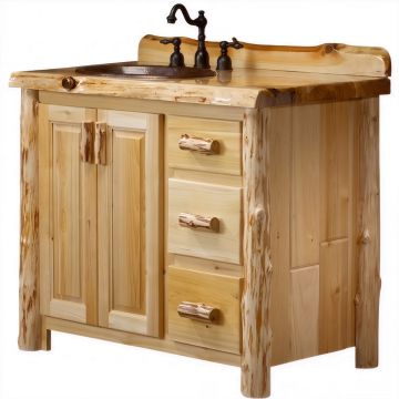 Cedar Lake Solid Wood Rustic Washstand