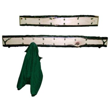 Black Poplar & Elk Tines Coat Racks