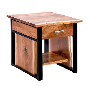 Comstock Modern Wood Side Table