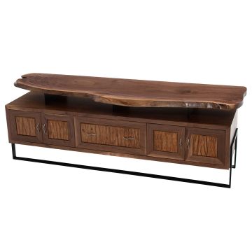 Contemporary Classic Floating Live Edge Sideboard