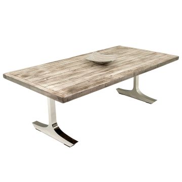 Contemporary Rustic Barnwood Dining Table