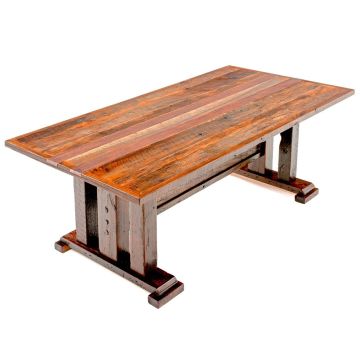 Copper Canyon Dining Table w/ Copper Inlay