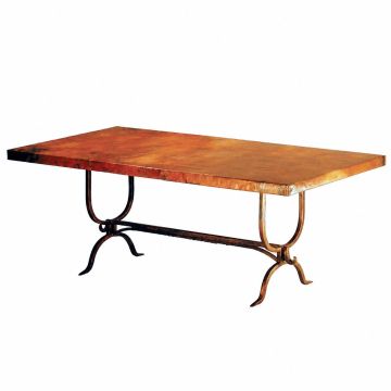 Alexandria Hammered Copper Writing Desk