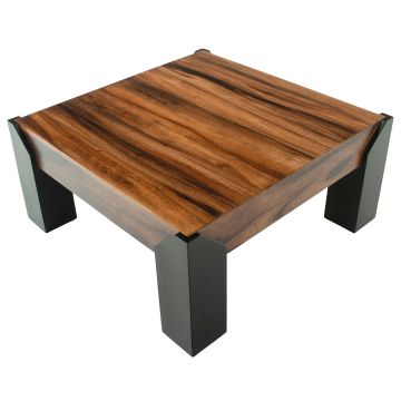 Ebony Mahogany & Golden Walnut Beam Coffee Table