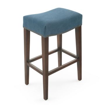 Elegant Curved Seat Bar & Counter Stools