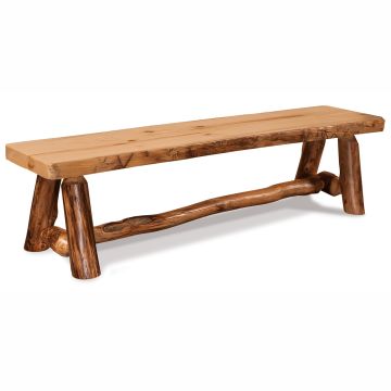 Aspen Highlands Log Dining Bench
