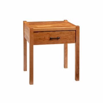 Fullerton Cherry Wood 1 Drawer Nightstand
