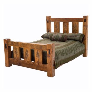 Giant Grove Reclaimed Barn Wood Bed