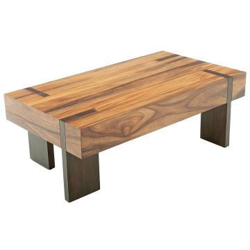Golden Walnut Modern Chic Coffee Table