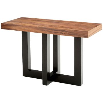 Golden Walnut Sustainable Console Table