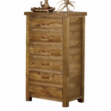 Heartland Weathered Wood 6 Drawer Chest