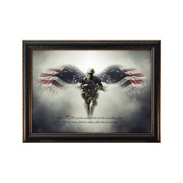 "Hero" Framed Wall Art by Jeremy Ashcraft
#8234 Standard Frame