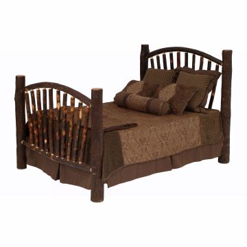 Hickory Log Bed