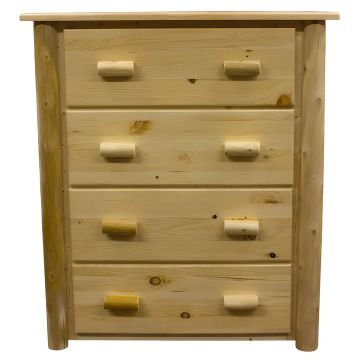 Hidden Lake 4 Drawer Large Log Chest