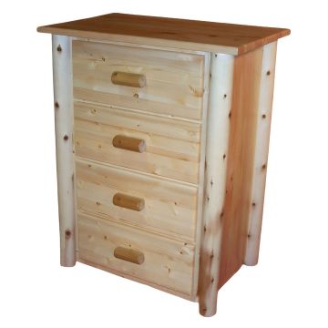 Hidden Lake 4 Drawer Small Log Chest
