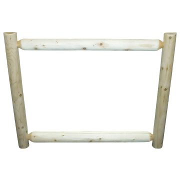 Hidden Lake Log Wall Mirror Frame