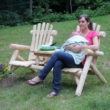 Contoured Comfort Log Tete-A-Tete