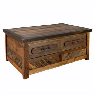 Jackson Hole 2 Drawer Barn Wood Coffee Table