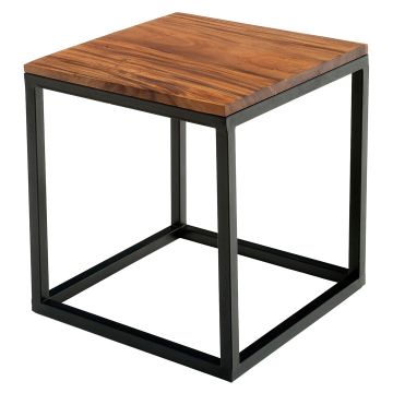 Julia Natural Wood Contemporary End Table