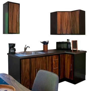 Custom Contemporary Rustic Kitchen Cabinets