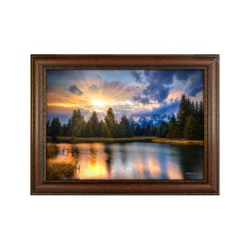 "Last Light Reflections" by Mitchell Mansanarez
16" x 23" - #8235 Standard Frame