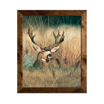 "Laying Low I" by Mitchell Mansanarez - 16" x 20" - #901 Standard Frame