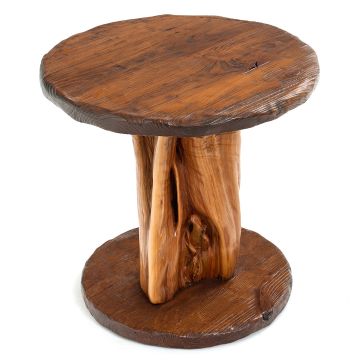 Lodge End Table - Natural Clear