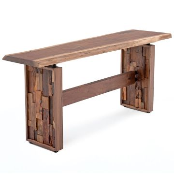 Modern Rustic Live Edge Sofa Table