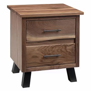 Modern Rustic Richardson 2 Drawer Nightstand
