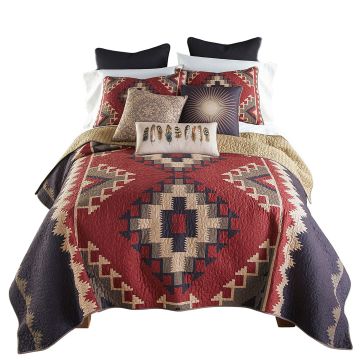Mojave Red Quilt Set