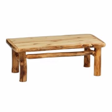 Natural Aspen 4 Post Coffee Table