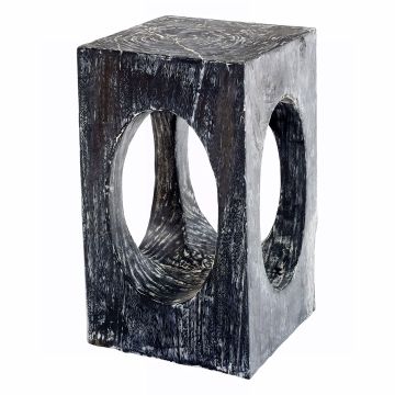 Natural Wood End Tables - Elliptical - Stained