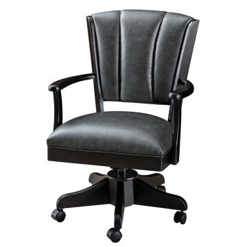 Norwood Premier Comfort Upholstered Office Chair - Kevco Chair Base - Standard Casters - Moonrock Faux Leather Upholstery