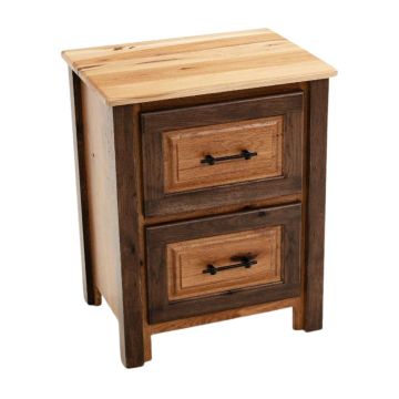 Hickory Bedside Table