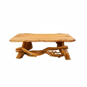 Rustic Log Desk