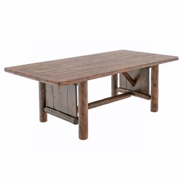 Olde Towne Rustic Log Dining Table